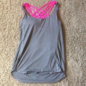 Lululemon athletic tank top with built in bra